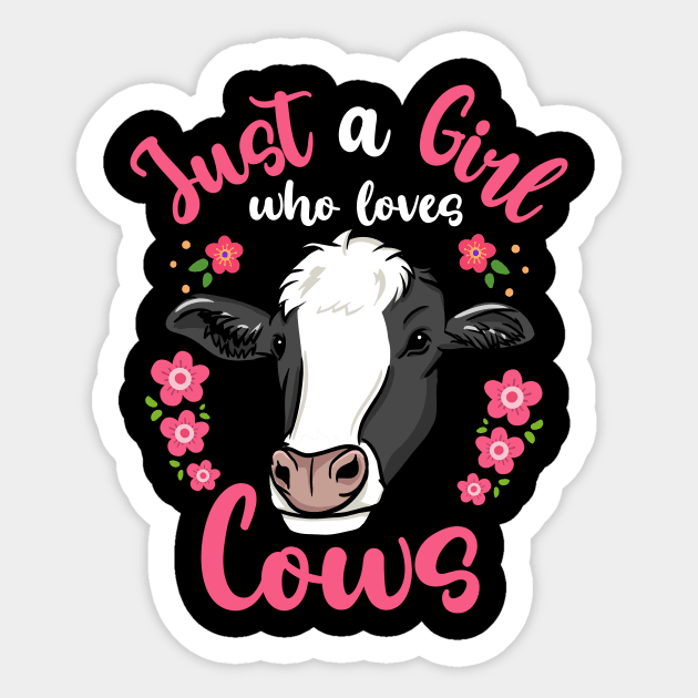 Cow Farmer Cow Lover Sticker by CreativeGiftShop